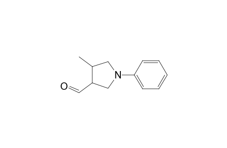 N-PHENYL-4-METHYLPYRROLIDINE-3-CARBALDEHYDE;MAJOR