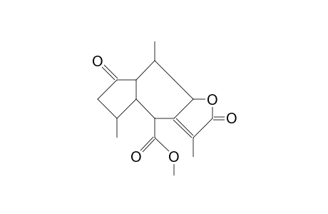 Decahydro-3,5b,8b-trimethyl-7-oxo-azuleno(6,5-B)furan-2(5H)-one-4b-coome