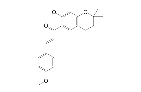 1-(3,4-DIHYDRO-2,2-DIMETHYL-7-HYDROXY-2H-1-BENZOPYRAN-6-YL)-3-(p-METHOXYPHENYL)-2-PROPEN-1-ONE