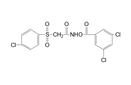 N-{[(p-chlorophenyl)sulfonyl]acetyl}-O-(3,5-dichlorobenzoyl)hydroxylamine