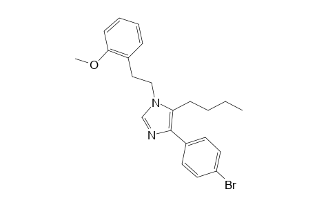 4-(4-Bromophenyl)-5-butyl-1-(2-methoxyphenethyl)-1H-imidazole