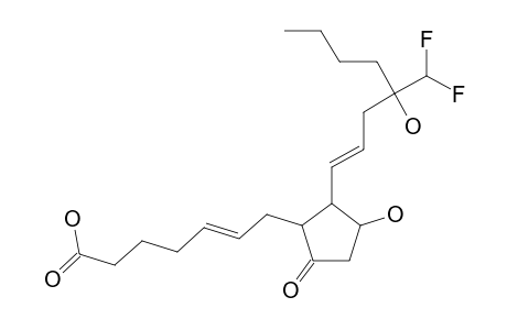 DL-15-Deoxy-16-hydroxy-16-(difluoromethyl)-prostaglandin-E2,epimer-1