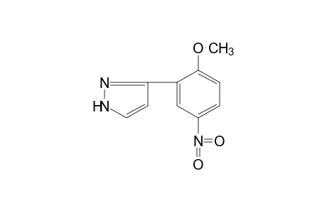 3-(2-methoxy-5-nitrophenyl)pyrazole