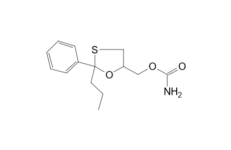 2-phenyl-2-propyl-1,3-oxathiolane-5-methanol, carbamate