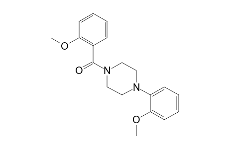 1-o-anisoyl-4-(o-methoxyphenyl)piperazine