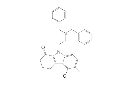 5-Chloro-9-[2-(dibenzylamino)ethyl]-1,2,3,4-tetrahydro-6-methyl-1-carbazolone