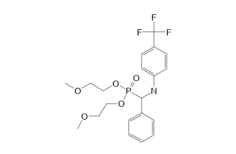 N-(4-Trifluoromethylphenyl)-alpha-amino-alpha-o,o-di-(2-methoxyethyl)-phosphonate