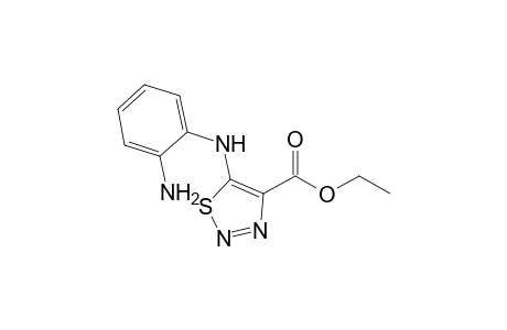 5-[(2-aminophenyl)amino]thiadiazole-4-carboxylic acid ethyl ester