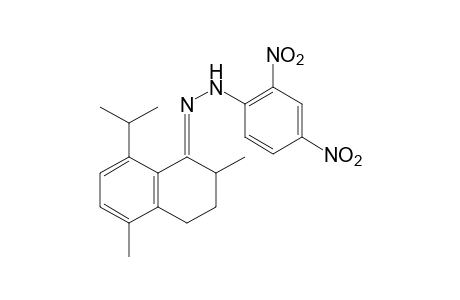 3,4-dihydro-2,5-dimethyl-8-isopropyl-1(2H)-naphthalenone, 2,4-dinitrophenylhydrazone