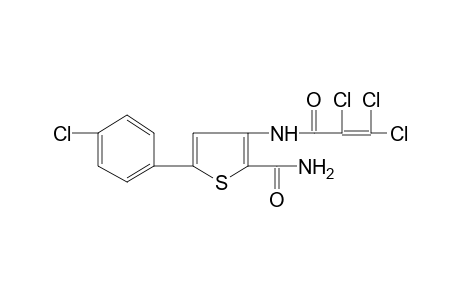 5-(p-chlorophenyl)-3-(2,3,3-trichloroacrylamido)-2-thiophenecarboxamide