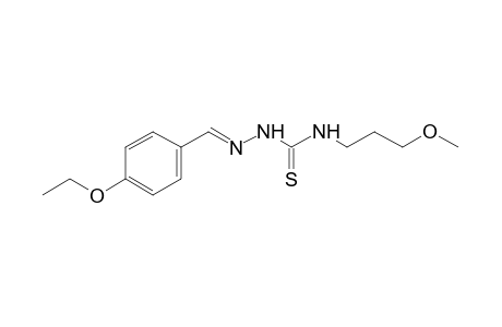 1-(p-ethoxybenzylidene)-4-(3-methoxypropyl)-3-thiosemicarbazide