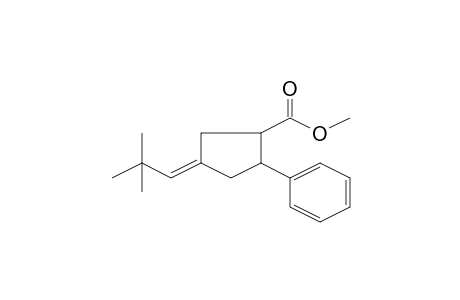 Cyclopentanecarboxylic acid, 4-neopentylidene-2-phenyl-, methyl ester
