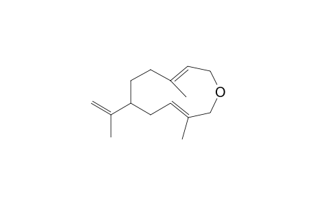 6-isopropenyl-3,9-dimethyl-1-oxacycloundeca-3,9-diene