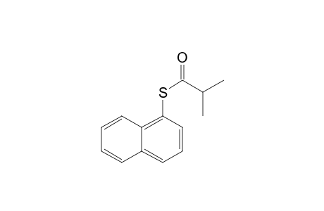 1-Naphthalenethiol, S-(2-methylpropionyl)-