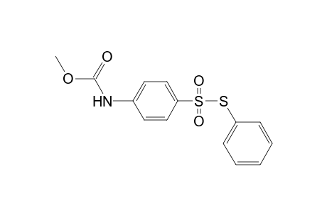 Benzenesulfonothioic acid, 4-[(methoxycarbonyl)amino]-, S-phenyl ester