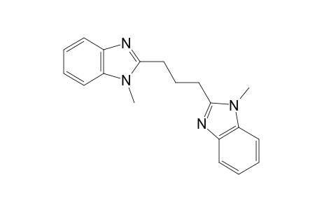 2-[3-(1H-Benzimidazol-2-yl)propyl]-1H-benzimidazole, N,N'-dimethyl-