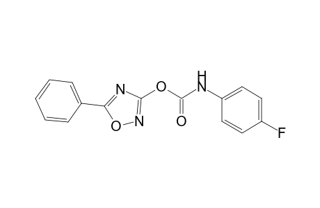 (4-Fluorophenyl)carbamic acid, 5-phenyl-[1,2,4]oxadiazol-3-yl ester