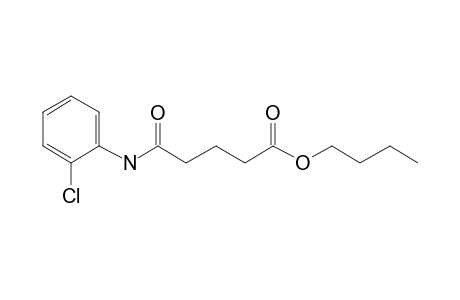 Glutaric acid, monoamide, N-(2-chlorophenyl)-, butyl ester