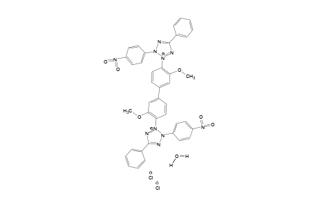 3,3'-(3,3'-DIMETHOXY-4,4'-BIPHENYLYLENE)BIS[2-(p-NITROPHENYL)-5-PHENYL-2H-TETRAZOLIUM] DICHLORIDE, MONOHYDRATE