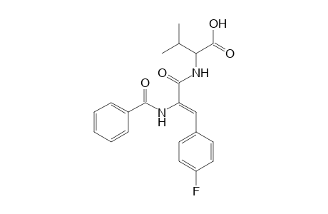valine, N-[(2Z)-2-(benzoylamino)-3-(4-fluorophenyl)-1-oxo-2-propenyl]-