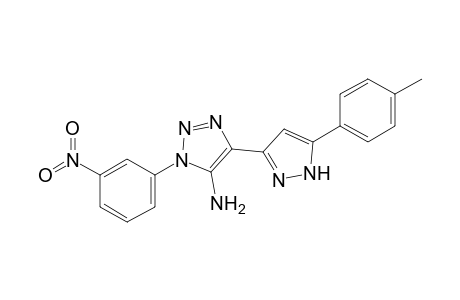 3-(3-nitrophenyl)-5-[3-(p-tolyl)-1H-pyrazol-5-yl]triazol-4-amine