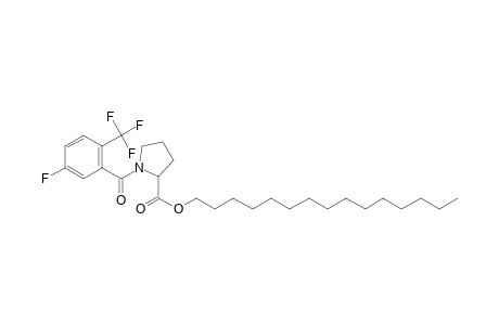 L-Proline, N-(5-fluoro-2-trifluoromethylbenzoyl)-, pentadecyl ester