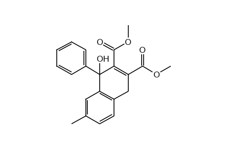 1,4-dihydro-1-hydroxy-7-methyl-1-phenyl-2,3-naphthalenedicarboxylic acid, dimethyl ester