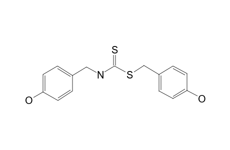 Carbamodithioic acid, [(4-hydroxyphenyl)methyl]-, (4-hydroxyphenyl)methyl ester