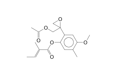 2,3-EPOXY-2-(2-TIGLOYLOXY-4-METHYL-5-METHOXYPHENYL)-PROPYL-ACETATE