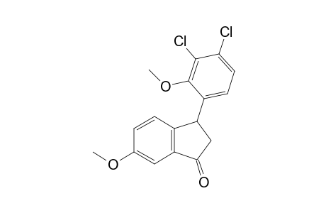 3-(3,4-Dichloro-2-methoxyphenyl)-6-methoxy-2,3-dihydroinden-1-one