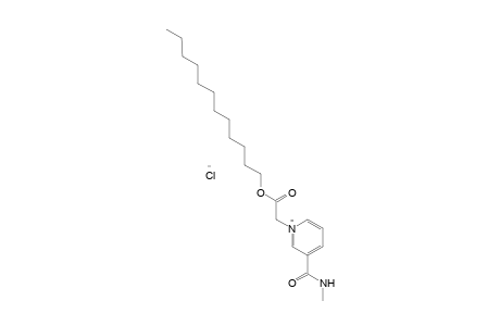 1-(CARBOXYMETHYL)-3-(METHYLCARBAMOYL)PYRIDINIUM CHLORIDE, DODECYL ESTER