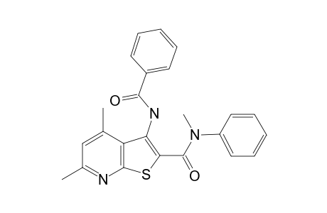 Thieno[2,3-b]pyridine-2-carboxamide, 3-(benzoylamino)-N,4,6-trimethyl-N-phenyl-