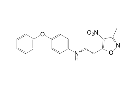 3-methyl-4-nitro-5-[2-(p-phenoxyanilino)vinyl]isoxazole