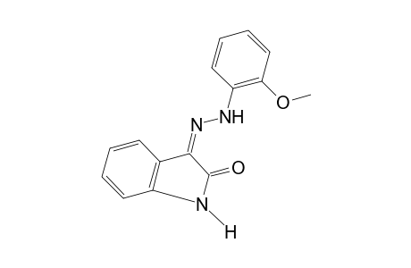 indole-2,3-dione, 3-[(o-methoxyphenyl)hydrazone]