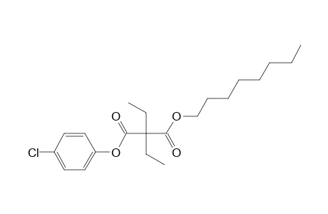 Diethylmalonic acid, 4-chlorophenyl octyl ester