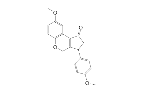 8-Methoxy-3-(4-methoxyphenyl)-2,3-dihydrocyclopenta[c]chromen-1(4H)-one