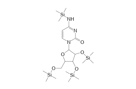 Cytosine riboside, tetra-TMS