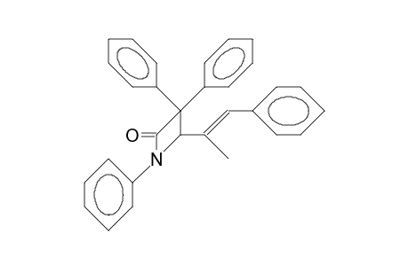 N,3,3-Triphenyl-4-(1-methylstyryl)-2-azetidinone