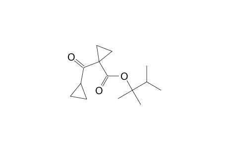 1,1,2-trimethylpropyl 1-(cyclopropanecarbonyl)cyclopropanecarboxylate