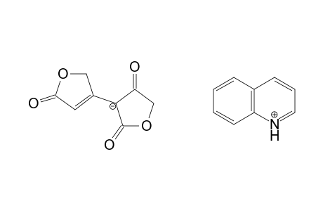 Quinolinium 3-(2,5-dihydro-5-oxofuran-3-yl)-4-hydroxyfuran-2(5H)-one salt