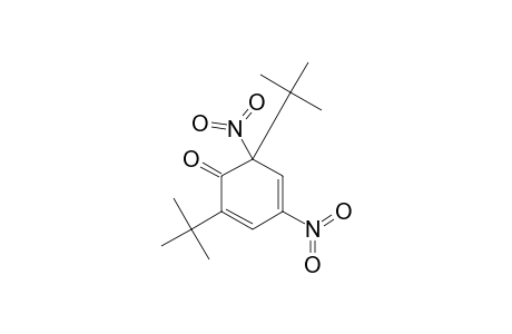 2,6-DI-TERT.-BUTYL-2,6-DI-NITRO-CYCLOHEXA-2,4-DIENONE