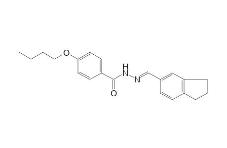 p-butoxybenzoic acid, [(5-indanyl)methylene]hydrazide