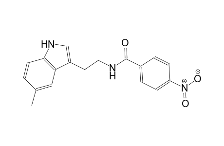 N-[2-(5-methyl-1H-indol-3-yl)ethyl]-4-nitrobenzamide