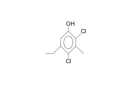 2,4-Dichloro-5-ethyl-M-cresol