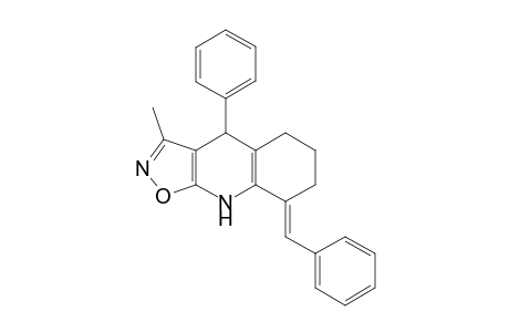 (E)-8-Benzylidene-3-methyl-4-phenyl-4,5,6,7,8,9-hexahydroisoxazolo[5,4-b] quinoline