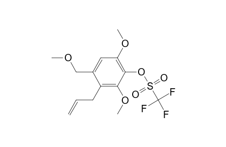 3-Allyl-2,6-dimethoxy-4-(methoxymethyl)phenyl Trifluoromethanesulfonate