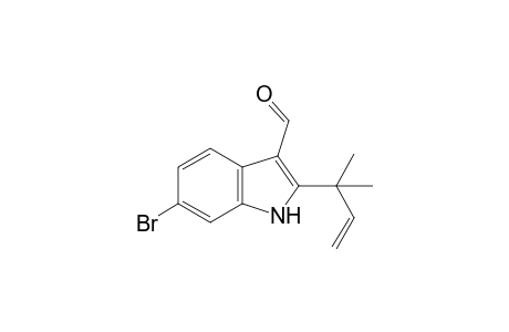 6-Bromo-2(1,1-dimethyl-2-propenyl)-1H-indole-3-carbaldehyde