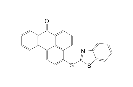 7H-benz[de]anthracen-7-one, 3-(2-benzothiazolylthio)-