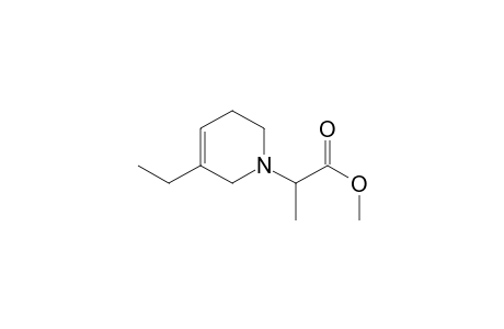 1-(.alpha.-Propionsaeuremethylester)-3-ethyl-1,2,5,6-tetrahydropyridin