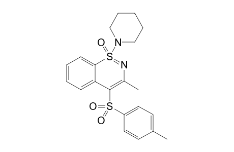 3-Methyl-1-(piperidin-1-yl)-4-tosylbenzo[e][1,2]thiazine 1-oxide